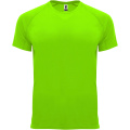 Bahrain kortärmad funktions T-shirt för herr, Fluor Grön