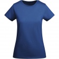 Breda kortärmad T-shirt för dam, Kungsblå
