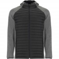 Minsk unisex isolerad hybridjacka, Solid svart / Ljungsvart