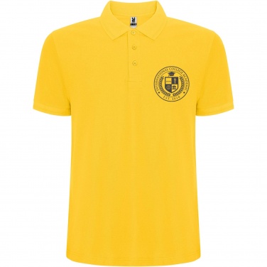 Logotrade reklamprodukter bild: Pegaso Premium kortärmad polo för män
