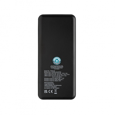 Logotrade profilprodukter bild: Fenwick 10.000mAh 3-i-1 powerbank, RCS återvunnen plast