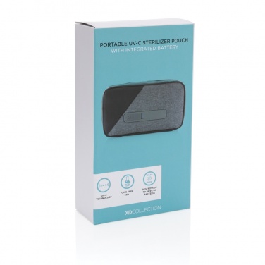 Logotrade profilreklam bild: Bärbart UV-C steriliseringsfodral med integrerat batteri