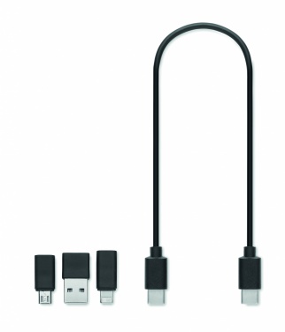 Logotrade reklamprodukter bild: 3-i-1 kabelsats