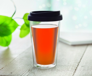 Logotrade profilprodukter bild: Borosilikat mugg 350ml