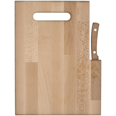 Logotrade reklamprodukter bild: Träskiva med kniv LIZZANO