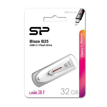 Logotrade reklamprodukter bild: Pendrive Silicon Power Blaze B25 3.1