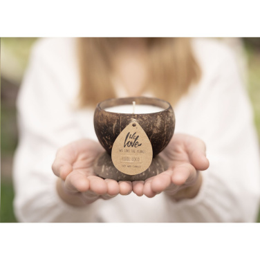 Logotrade presentreklam bild: Vi älskar The Planet Coconut Candle