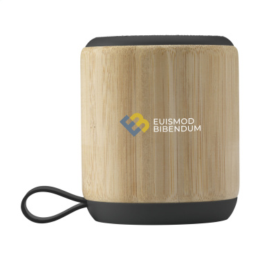 Logotrade presentreklam bild: Timor Bamboo trådlös högtalare
