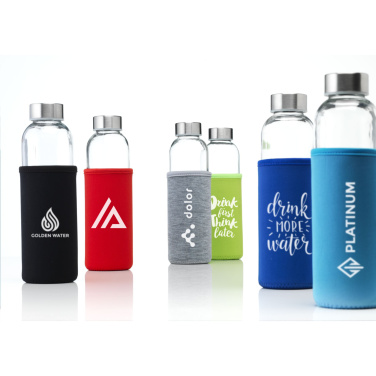 Logotrade profilreklam bild: Senga Glass 500 ml dricksflaska