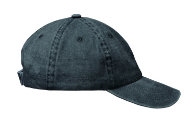 Logotrade kampanjprodukter bild: basebollkeps med 6 paneler 265 gr/