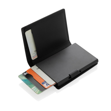 Logotrade presentreklam bild: Seekcard RCS polyester kortplånbok, kan spåras världen runt