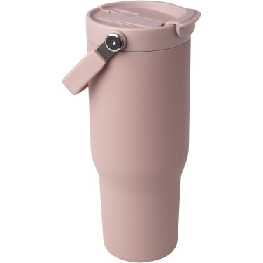 Logotrade kampanjprodukter bild: Bronx 900 ml vakuumisolerad termos av koppar och RCS-certifierat återvunnet rostfritt stål med ett lock med dubbla funktioner
