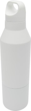 Logotrade presentreklam bild: Odessy 600 ml RCS-certifierad isolerad flaska av återvunnet rostfritt stål med 300 ml mugg
