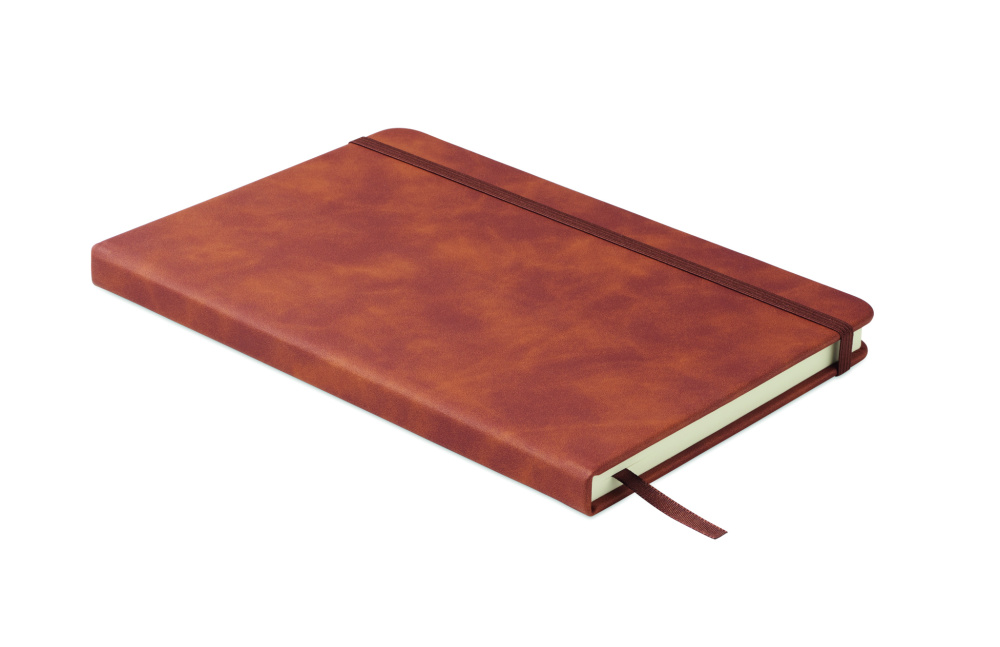 Logotrade kampanjprodukter bild: A5 smokey PU anteckningsbok