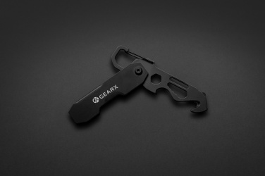 Logotrade profilreklam bild: Gear X hopfällbart EDC-verktyg med karbinhake