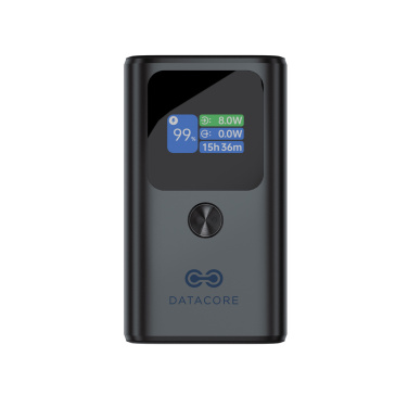 Logotrade profilprodukter bild: Urban Vitamin Campbell 55 W 10 000 mAh powerbank, fickformat