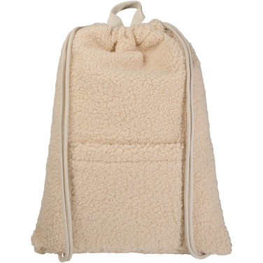 Logotrade profilreklam bild: Bear ryggsäck med dragsko av GRS-certifierat återvunnet sherpa-material, 9 l