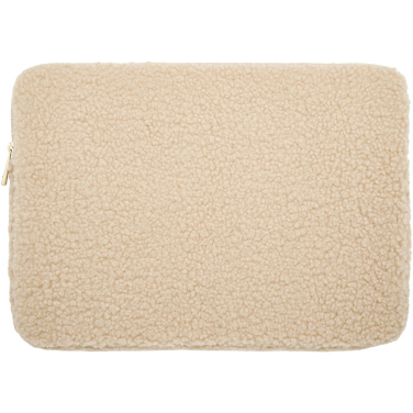 Logotrade kampanjprodukter bild: Bear 13 tums laptopfodral av GRS-återvunnen sherpa, 2 l