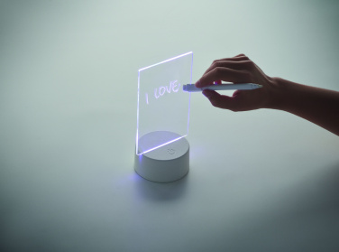 Logotrade kampanjprodukter bild: LED-belyst memoskylt