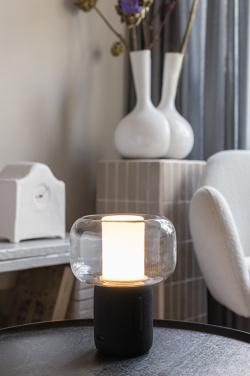 Logotrade kampanjprodukter bild: Lux 10 W högtalarlampa i återvunnen plast