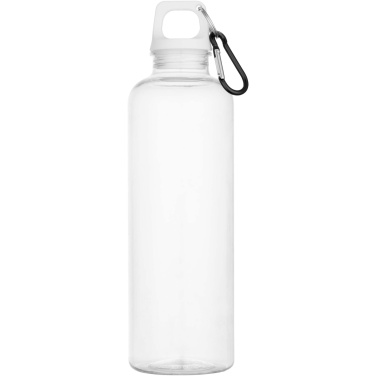 Logotrade reklamprodukter bild: Oregon 750 ml vattenflaska av RCS-certifierad återvunnen plast med karbinhake