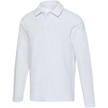 Apollo långärmad unisex piké, Vit
