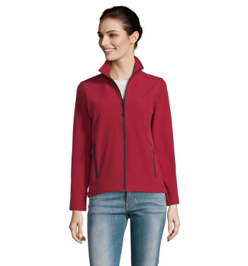 Logotrade reklamprodukter bild: RACE DAM SOFTSHELL 280g