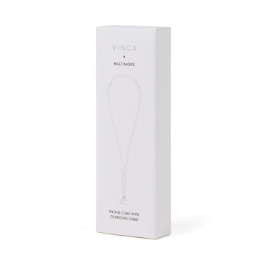 Logotrade presentreklam bild: VINGA Baltimore RCS Phone cord With Charging Cable