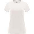 Capri kortärmad T-shirt för dam, Vintagevit