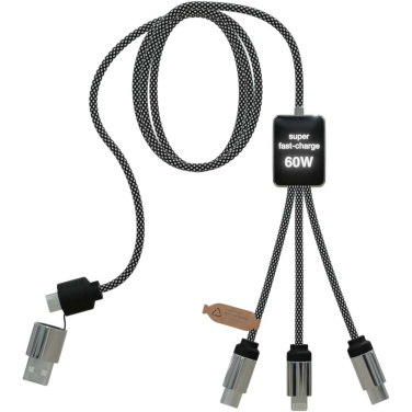 Logotrade profilreklam bild: SCX.design C33 Type-C-laddningssladd på 60 W med dubbelupplyst logotyp