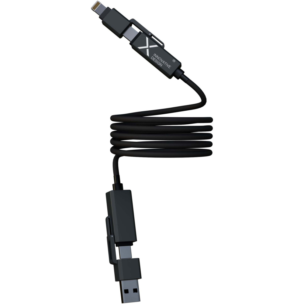 Logotrade presentreklam bild: SCX.design C59 100 W laddningskabel av magnetiskt silikon
